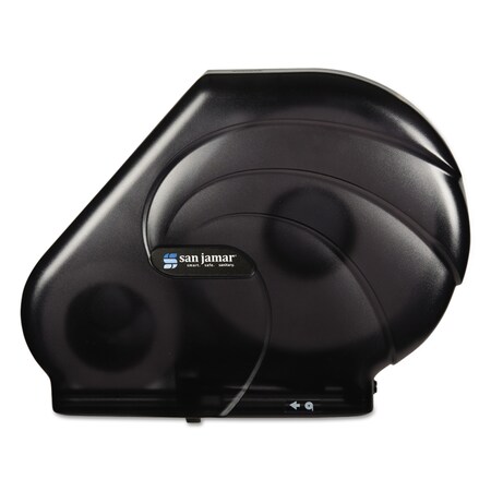 San Jamar Oceans Reserva Jumbo Tissue Dispenser w/Stub, 16.75x5.5x12.25, Black SAN R3090TBK